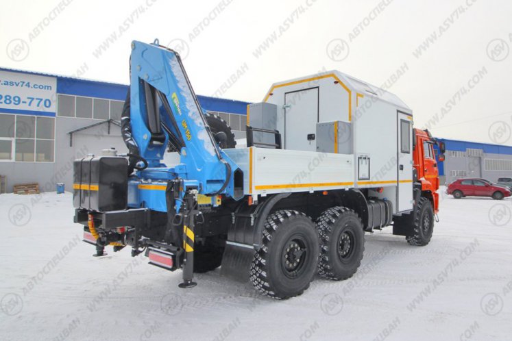 Агрегат для ремонта и обслуживания качалок АРОК КамАЗ 43118-3027-50 с КМУ ИМ-150 2