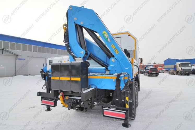 Агрегат для ремонта и обслуживания качалок АРОК КамАЗ 43118-3027-50 с КМУ ИМ-150 3