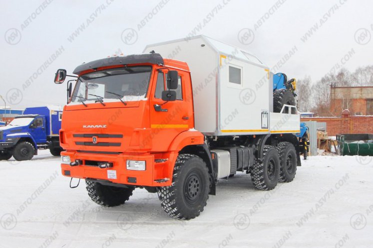 Агрегат для ремонта и обслуживания качалок АРОК КамАЗ 43118-3027-50 с КМУ ИМ-150 6