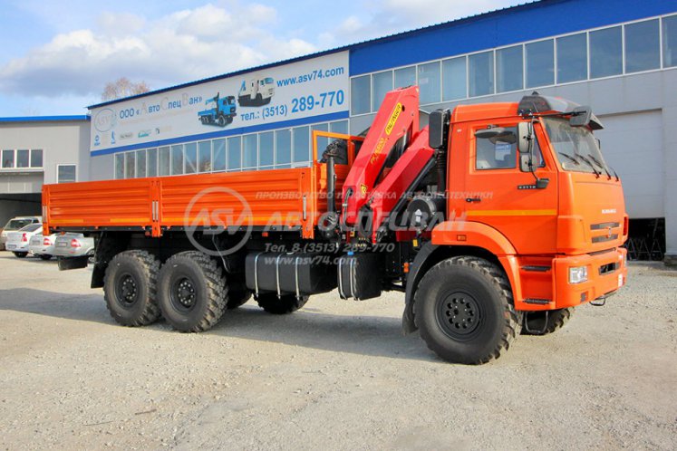 Бортовой КАМАЗ 43118-3027-50 с КМУ Palfinger 15500 1