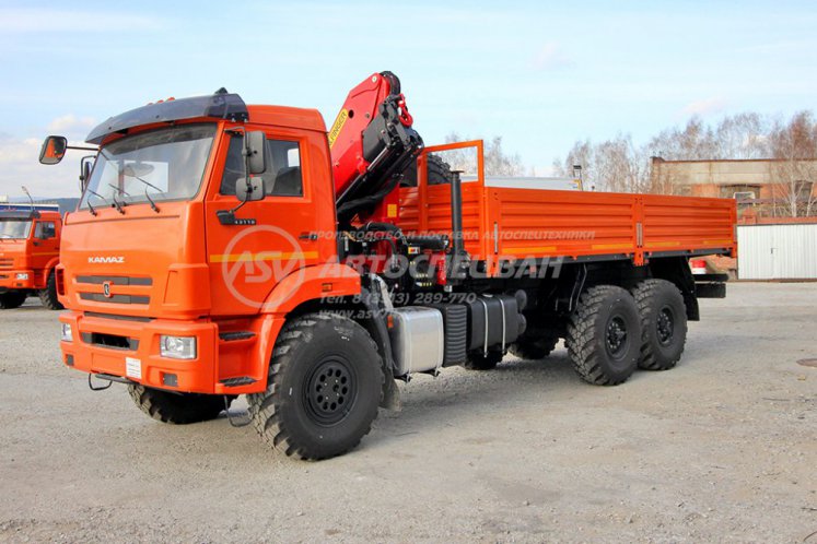 Бортовой КАМАЗ 43118-3027-50 с КМУ Palfinger 15500 7