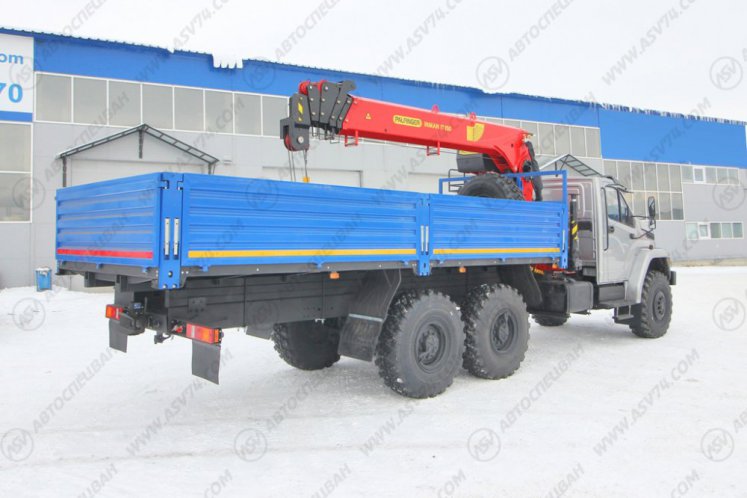 Бортовой автомобиль Урал 4320 NEXT (капотный) с КМУ IT-150 (тросовый) 3