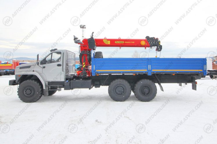 Бортовой автомобиль Урал 4320 NEXT (капотный) с КМУ IT-150 (тросовый) 5