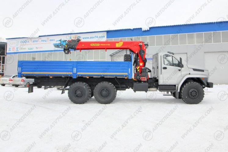 Бортовой автомобиль Урал 4320 NEXT (капотный) с КМУ IT-150 (тросовый) 7