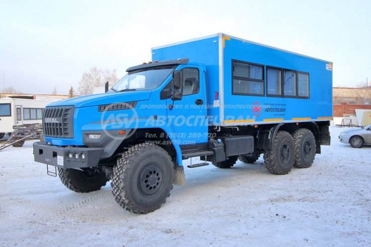 Вахтовый автобус с грузовым отсеком Урал NEXT 4320-6952-74 (Е5) Г38, 16 мест 3