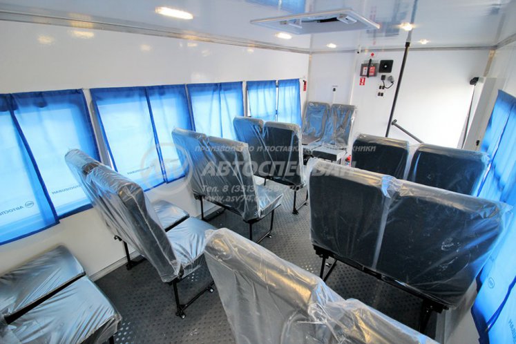 Вахтовый автобус с грузовым отсеком Урал NEXT 4320-6952-74 (Е5) Г38, 16 мест 8