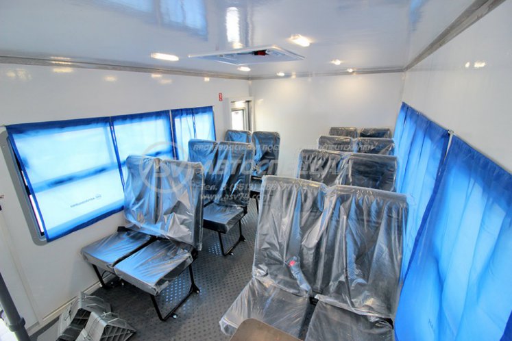 Вахтовый автобус с грузовым отсеком Урал NEXT 4320-6952-74 (Е5) Г38, 16 мест 10