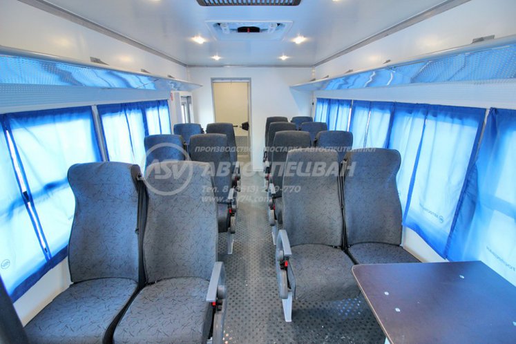 Вахтовый автобус LUXE с грузовым отсеком Урал NEXT 4320-6952-74 (Е5) Г38, 16 мест 4