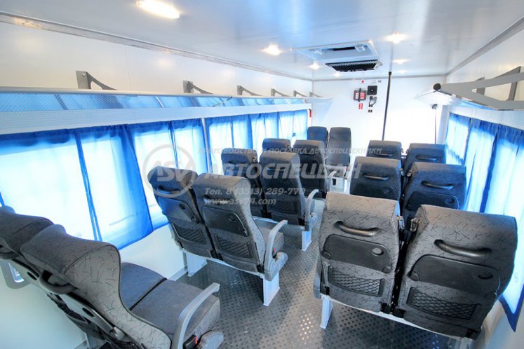 Вахтовый автобус LUXE с грузовым отсеком Урал NEXT 4320-6952-74 (Е5) Г38, 16 мест 6