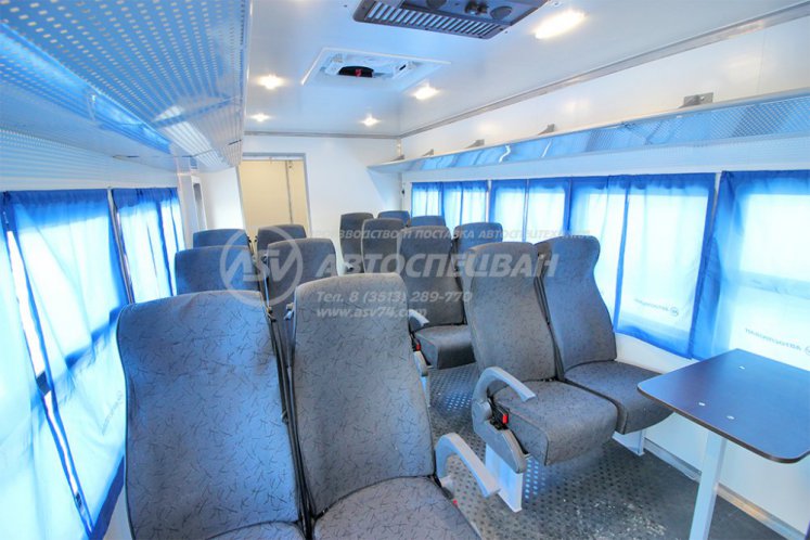 Вахтовый автобус LUXE с грузовым отсеком Урал NEXT 4320-6952-74 (Е5) Г38, 16 мест 9