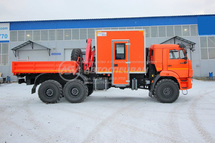 ГПА КамАЗ 43118-3027-50 с КМУ Palfinger 8500 2