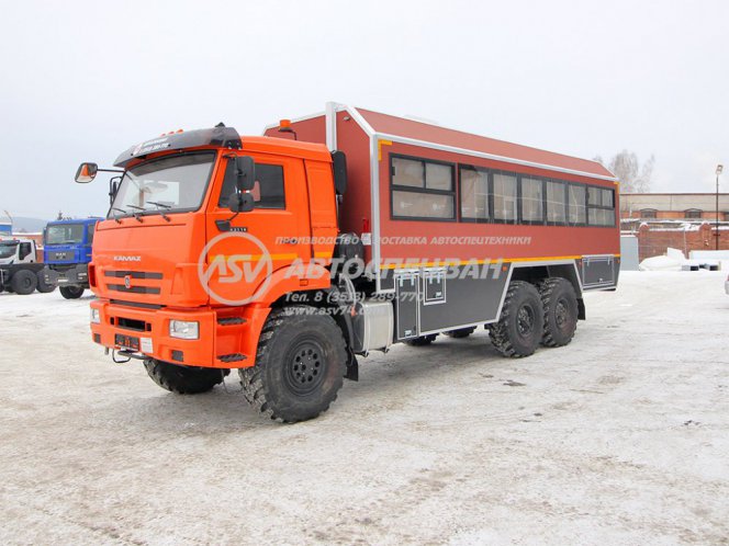 Вахтовый автобус КАМАЗ 43118-3086-50, 32 места 1