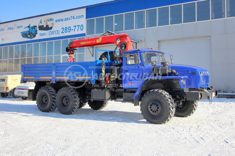Бортовой Урал 4320-1912-60Е5 с КМУ ИТ-120 0