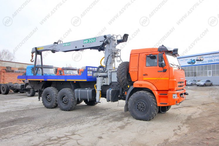 Агрегат АТЭ-6 с КМУ ИФ-300 Камаз 43118-3027-50 0