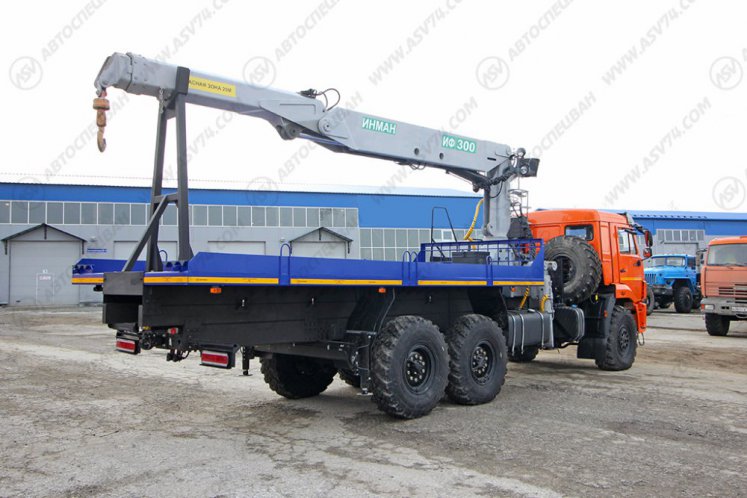 Агрегат АТЭ-6 с КМУ ИФ-300 Камаз 43118-3027-50 1