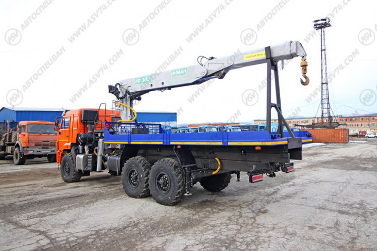 Агрегат АТЭ-6 с КМУ ИФ-300 Камаз 43118-3027-50 2
