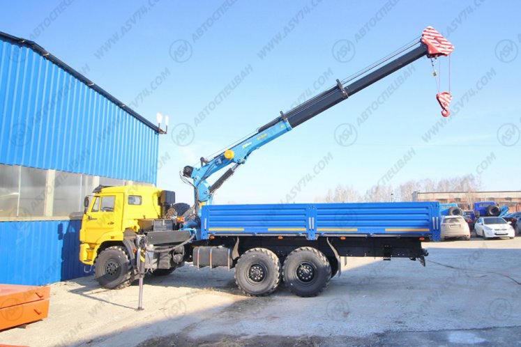 Бортовой КАМАЗ 43118-3086-50 с КМУ ИМ-240А (тросовый) 1