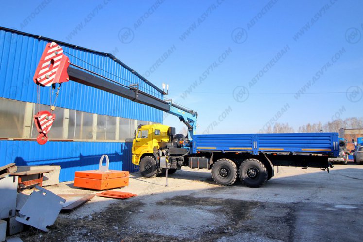 Бортовой КАМАЗ 43118-3086-50 с КМУ ИМ-240А (тросовый) 2