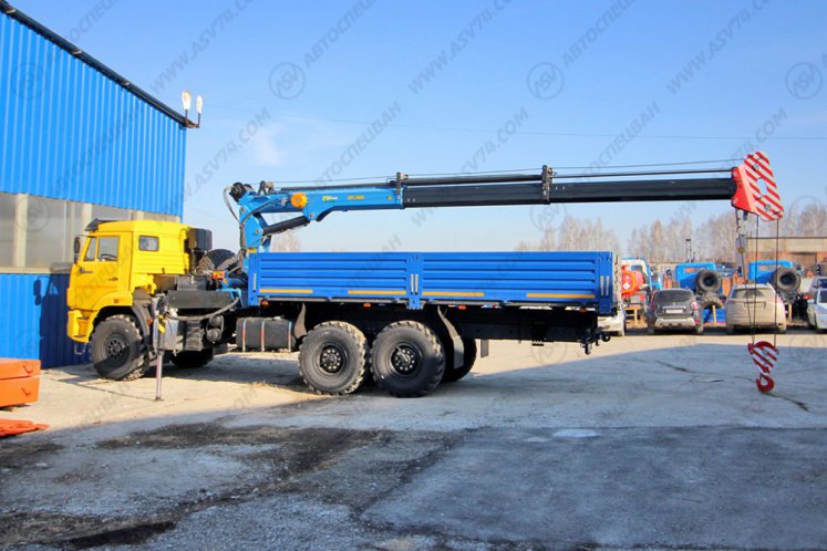 Бортовой КАМАЗ 43118-3086-50 с КМУ ИМ-240А (тросовый) 3