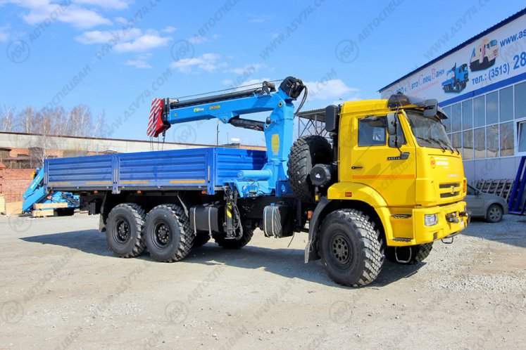 Бортовой КАМАЗ 43118-3086-50 с КМУ ИМ-240А (тросовый) 0