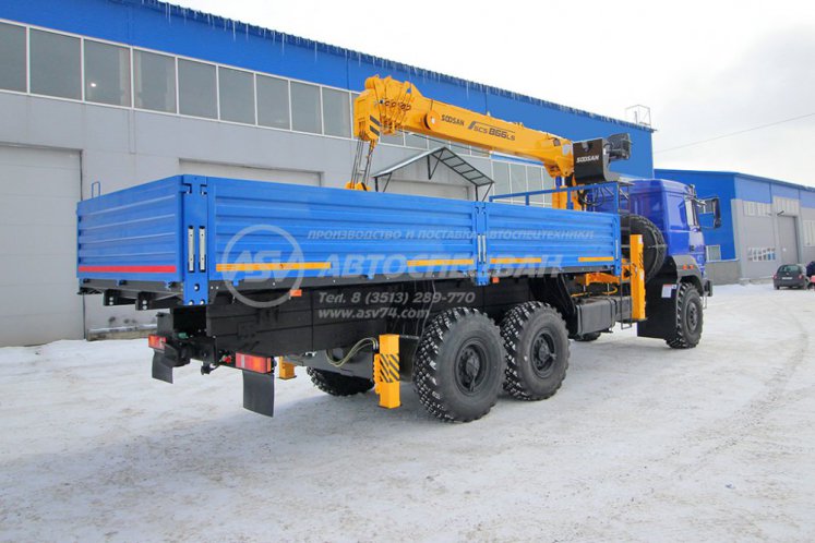 Бортовой Урал 4320-4972-80 с SOOSAN 866 2
