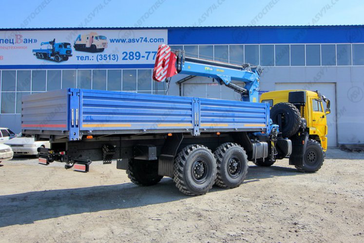 Бортовой КАМАЗ 43118-3086-50 с КМУ ИМ-240А (тросовый) 5