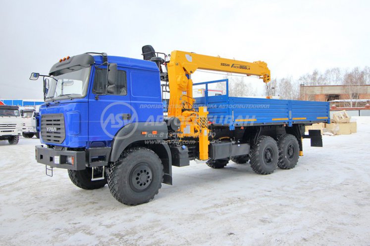 Бортовой Урал 4320-4972-80 с SOOSAN 866 5