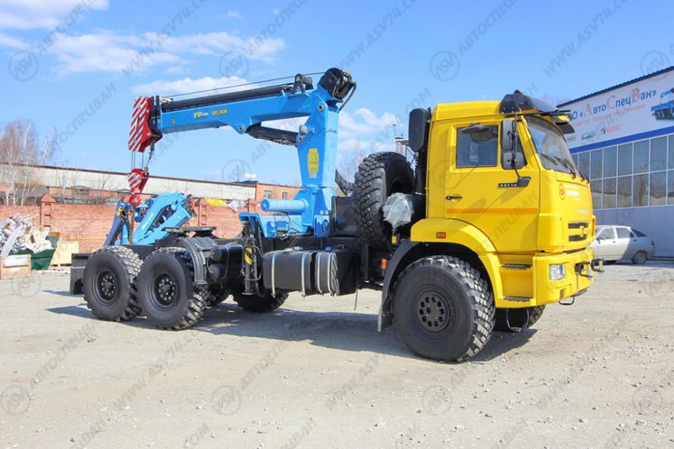 Тягач КамАЗ 43118-3086-50 с КМУ ИМ-240А (тросовый) 0