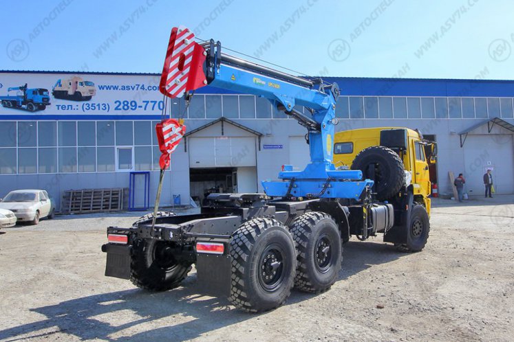 Тягач КамАЗ 43118-3086-50 с КМУ ИМ-240А (тросовый) 2