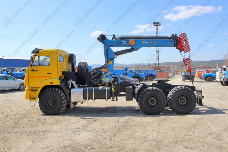 Тягач КамАЗ 43118-3086-50 с КМУ ИМ-240А (тросовый) 4