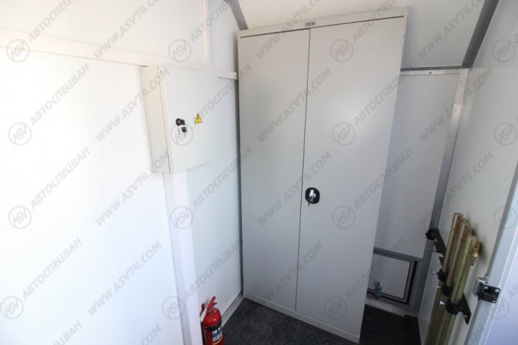 Агрегат для ремонта и обслуживания качалок АРОК Урал 4320-1912-60Е5 с КМУ ИМ-50 с люлькой 8