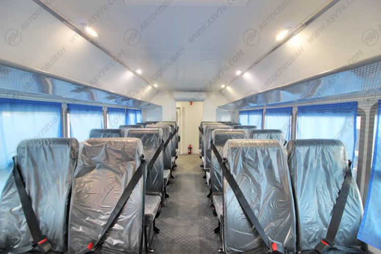 Вахтовый автобус с грузовым отсеком КАМАЗ 43118-3027-50, 20 мест (ЖД габарит) 6