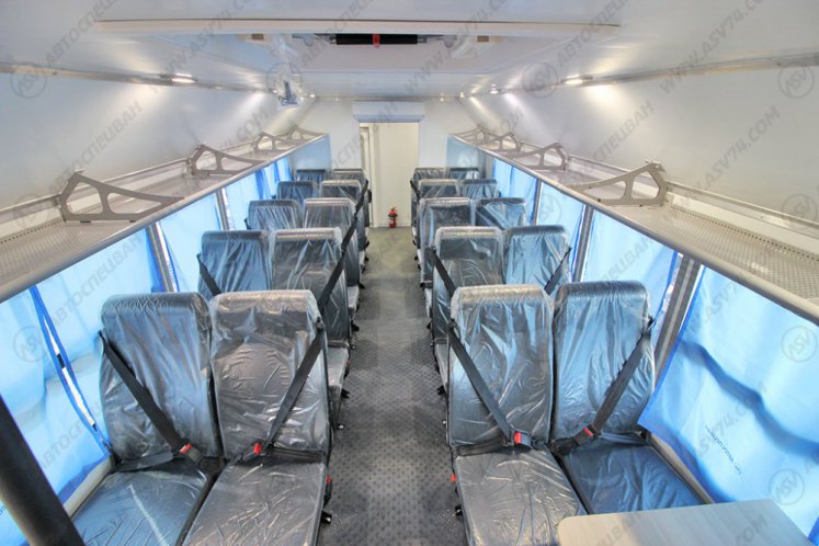 Вахтовый автобус с грузовым отсеком КАМАЗ 43118-3027-50, 20 мест (ЖД габарит) 7