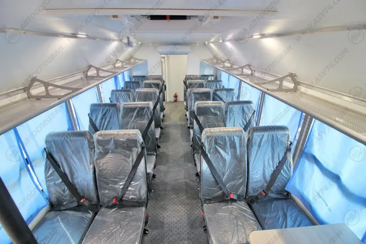 Вахтовый автобус с грузовым отсеком КАМАЗ 43118-3027-50, 20 мест (ЖД габарит) 7