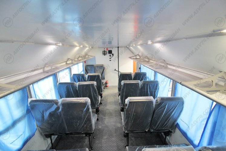 Вахтовый автобус с грузовым отсеком КАМАЗ 43118-3027-50, 20 мест (ЖД габарит) 8