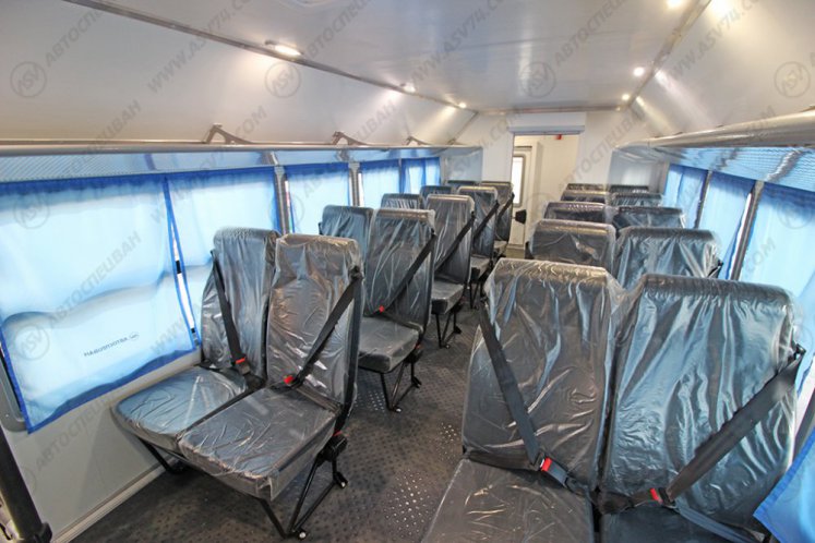Вахтовый автобус с грузовым отсеком КАМАЗ 43118-3027-50, 20 мест (ЖД габарит) 10