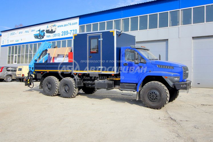 Агрегат для ремонта и обслуживания качалок АРОК УРАЛ NEXT 4320-6952-72(Е5) с КМУ ИМ-95 0