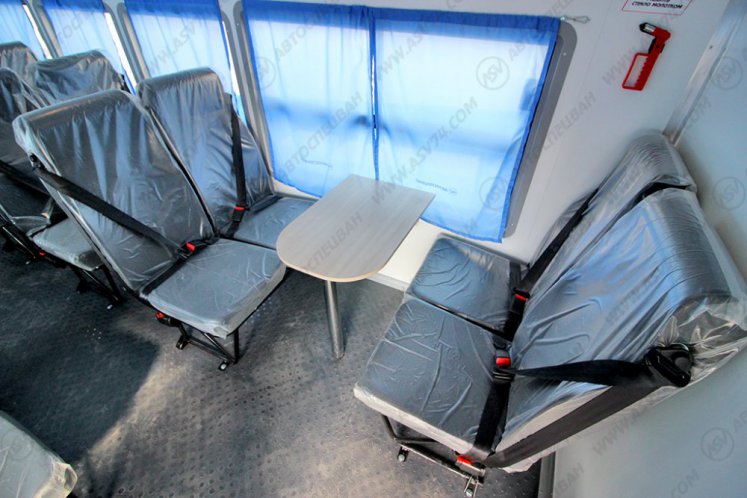 Вахтовый автобус Урал 4320-4972-80, 24 места с грузовым отсеком 6