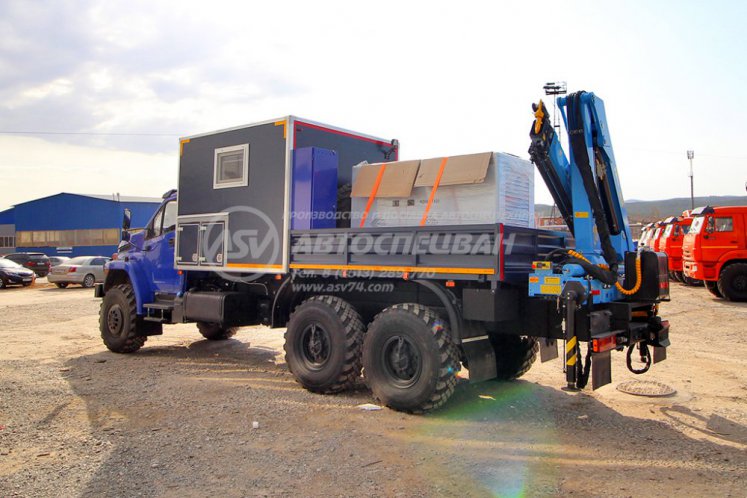 Агрегат для ремонта и обслуживания качалок АРОК УРАЛ NEXT 4320-6952-72(Е5) с КМУ ИМ-95 3