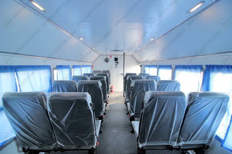 Вахтовый автобус Урал 4320-4972-80, 24 места с грузовым отсеком 7