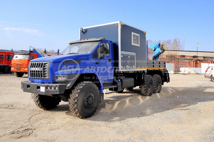 Агрегат для ремонта и обслуживания качалок АРОК УРАЛ NEXT 4320-6952-72(Е5) с КМУ ИМ-95 4