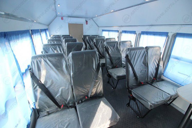 Вахтовый автобус Урал 4320-4972-80, 24 места с грузовым отсеком 8