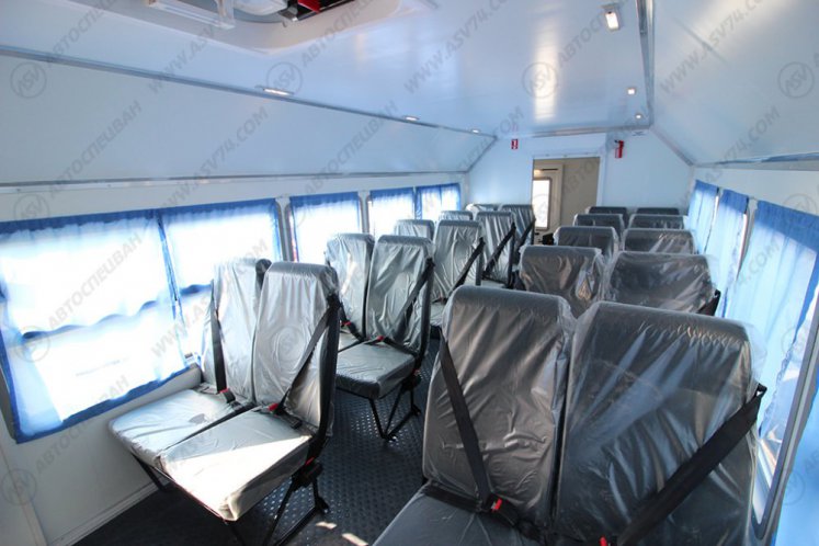 Вахтовый автобус Урал 4320-4972-80, 24 места с грузовым отсеком 9