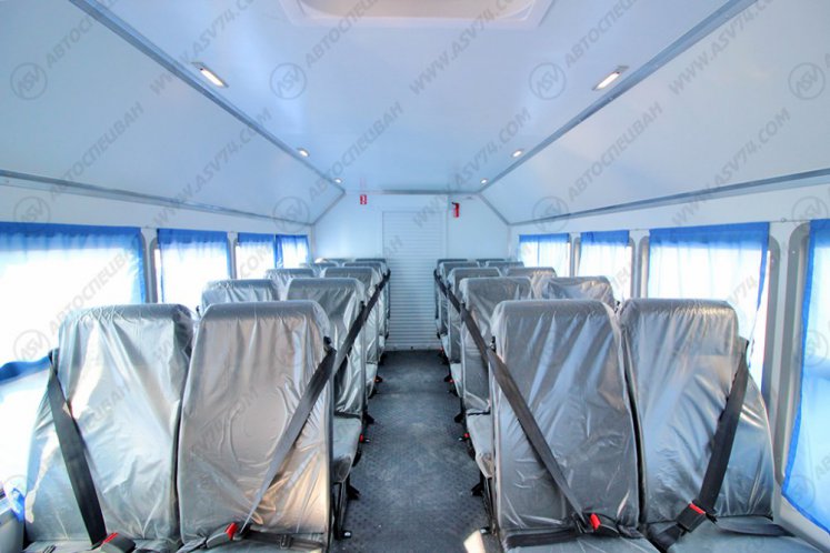 Вахтовый автобус Урал 4320-4972-80, 24 места с грузовым отсеком 10