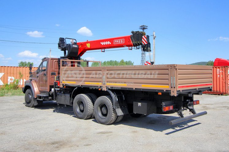 Бортовой автомобиль Урал 73945-6921-01 с КМУ FASSI F1556T (Тросовой) 6