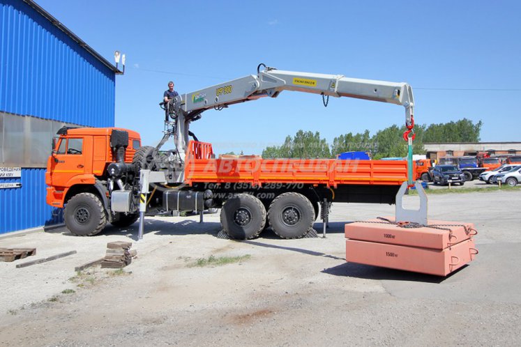 Бортовой КАМАЗ 43118-3027-50 с КМУ ИФ-300 (комплектация 2) 2