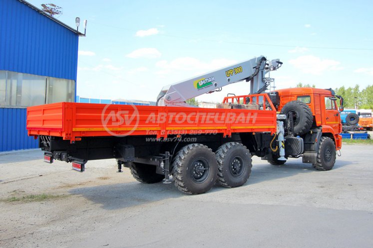 Бортовой КАМАЗ 43118-3027-50 с КМУ ИФ-300 (комплектация 2) 3