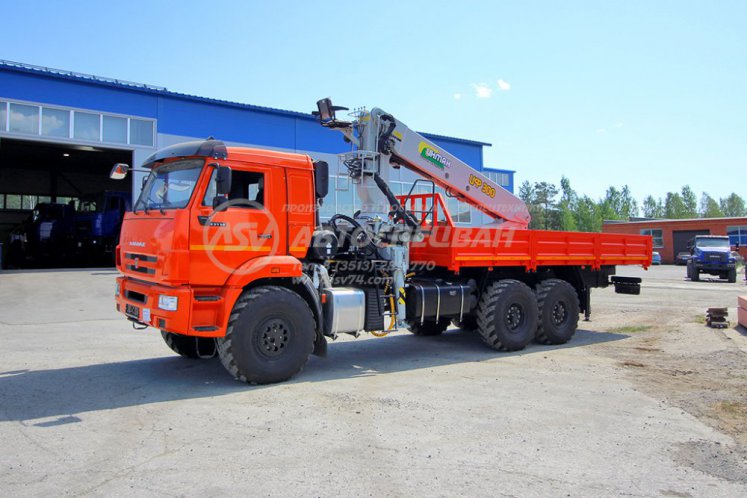 Бортовой КАМАЗ 43118-3027-50 с КМУ ИФ-300 (комплектация 2) 1