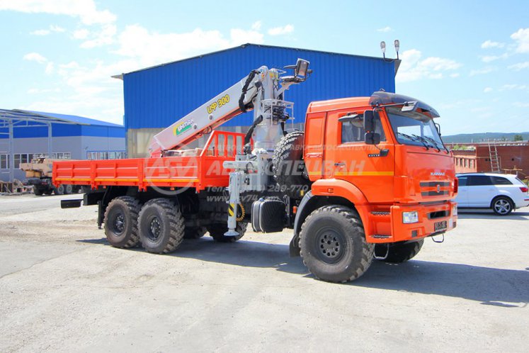 Бортовой КАМАЗ 43118-3027-50 с КМУ ИФ-300 (комплектация 2) 0