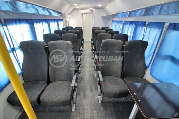 Вахтовый автобус КАМАЗ 43118-3027-50, 20 мест с грузовым отсеком (LUXE) 8